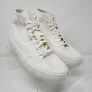 Puma Court Classic Shoes Mens 11.5 Warm White Vulc Mid Basketball Gym Sneakers